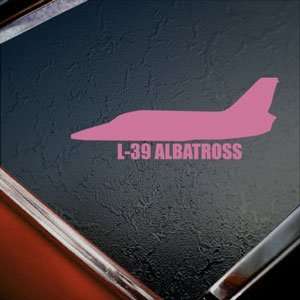  L 39 ALBATROSS Pink Decal Military Soldier Window Pink 