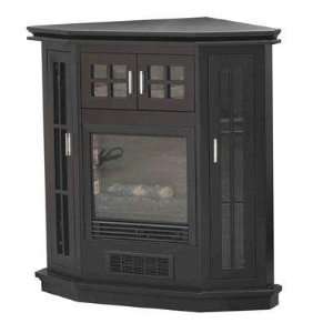   Electric Corner Fireplace Blk By Riverstone Industries Electronics