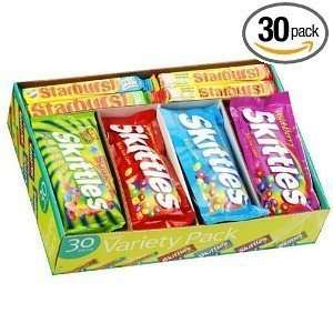 Skittles/starburst Variety Pack   30 Count:  Grocery 