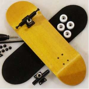    Peoples Republic Complete Wooden Fingerboard   Yellow Toys & Games