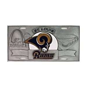  St. Louis Rams   3D NFL License Plate: Sports & Outdoors
