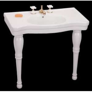   , White Vitreous China, Belle Epoque Vanity Sink