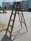 wooden step ladder  