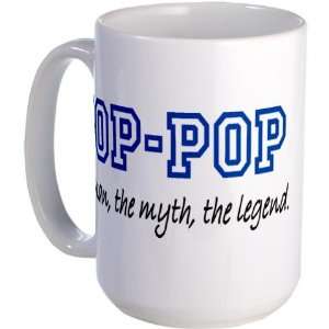  Pop Pop Humor Large Mug by  