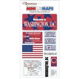  Reminisce Mini Maps, Washington D.C. Arts, Crafts 