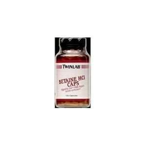    Twinlab Betaine HCl Caps   100 Capsules