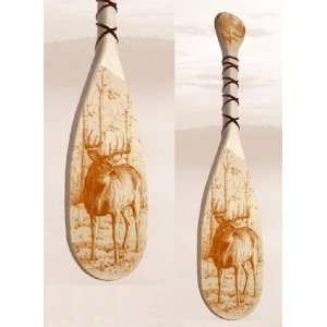 Deer Wood Canoe Paddle Wall Hanging:  Home & Kitchen