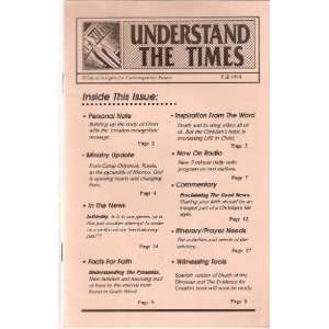 Understand the Times Fall 1994, Biblical Insights for Contemporary 