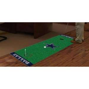  Dallas Cowboys NFL Golf Putting Green Mat: Sports 