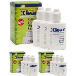  Xlear Nasal Spray 3 Pack .75oz each / BUNDLE OF THREE 3 