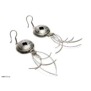  Silver dangle earrings, Dreams of Nazca Jewelry