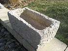antique limestone trough japanese zen garden planter stone water basin