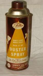   Fuller Brush Co. Duster Spray / Furniture Polish Tin Can  
