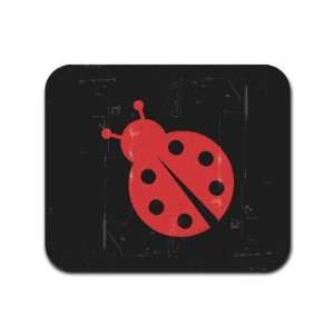Lady Bug Distressed Mousepad Mouse Pad