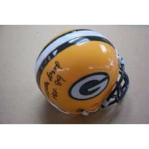 Willie Wood Autographed / Signed Green Bay Packers Mini Helmet