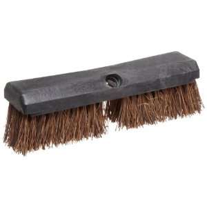 Rubbermaid FG9B3400 Plastic Block Deck Brush with Threaded Handle 