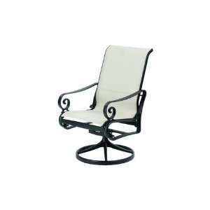   Arm Swivel Rocker Patio Dining Chair Cabernet: Patio, Lawn & Garden