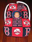 BOSTON RED SOX BLOCK FLEECE Baby Infant Car Seat Carrier Cover NEW w 