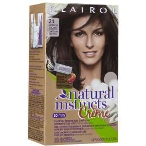  Clairol Natural Instincts, 21, Rich Med Brown (Quantity of 