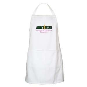 Military Backer Army Wife   Late for PT 2011 Apron:  Home 