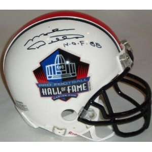 Mike Ditka Autographed Hall of Fame Logo Mini Helmet with HOF 88 