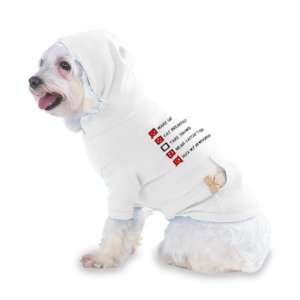 NEWFOUNDLAND CHECKLIST Hooded (Hoody) T Shirt with pocket for your Dog 