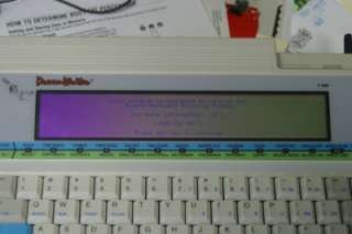 NTS Computer DreamWriter T400 IR Word Processor TESTED  