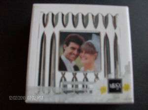 MIKASA Clear Glass Picture Photo Frame   Glamour   MIB  