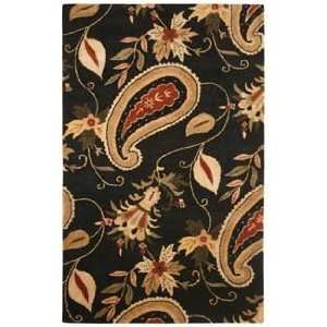  Rizzy Rugs Destiny DT 920 Black Floral 8 Area Rug: Home 