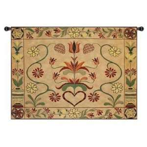  American Sampler Country Floral Wall Hanging Tapestry 53 