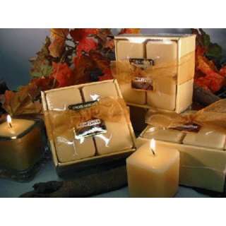  Spiced Cookie Scented Square Votive 4 piece Gift Set: Home 