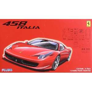  FUJIMI MODELS   1/24 2009 Ferrari 458 Italia Sports Car (Plastic 