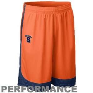  Nike Syracuse Orange Orange Dri FIT Training Shorts 