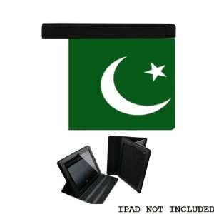 Pakistan Flag iPad 2 3 Leather and Faux Suede Holder Case Cover