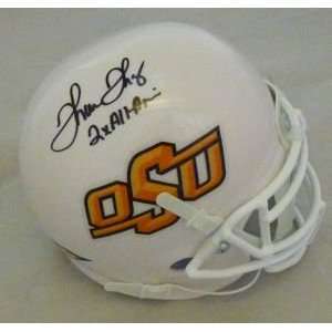 Thurman Thomas Autographed Oklahoma State Cowboys Mini Helmet  