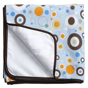    JJ Cole Collections Swaddle Baby Blanket   Blue Bubble Baby