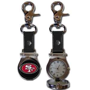  NFL Clip on Pocket Watch   San Francisco 49ers Sports 