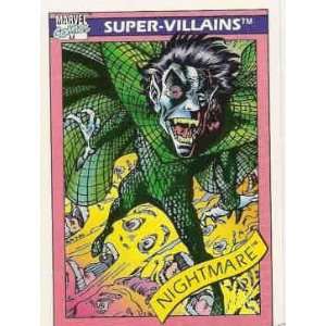    1990 Impel Marvel Comics #56 Nightmare Trading Card: Toys & Games
