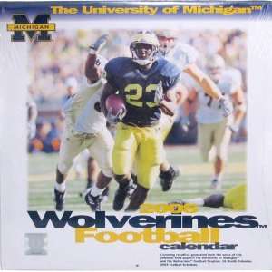 Michigan Wolverines 2005 Team Wall Calendar Sports 