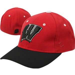    Wisconsin Badgers Fitted Zephyr College Cap: Sports & Outdoors