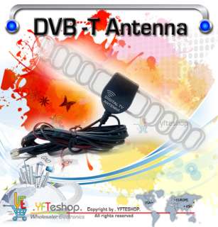 In Car Amplified Digital TV DVB T Antenna w/ SMA connector Plug  