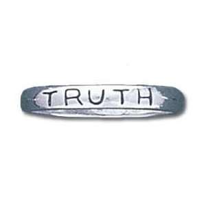  Truth Solid Sterling Silver Ring Please specify size: 5 