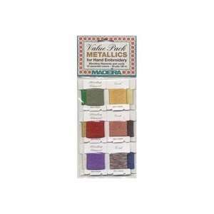    Hand Embroidery Metallic Thread Value Pack 12ct