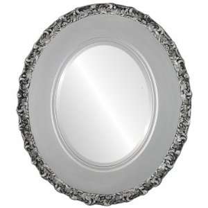    Williamsburg Oval in Silver Spray Mirror and Frame