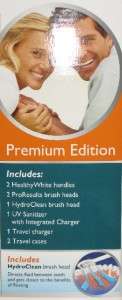 NIB 2 SONICARE Healthy White Premium HX6733 Toothbrush  