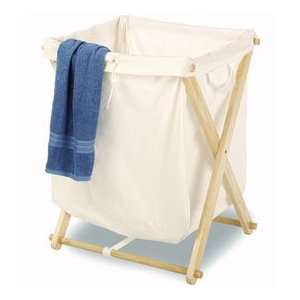  Folding Wood Laundry Hamper by Whitmor: Home & Kitchen