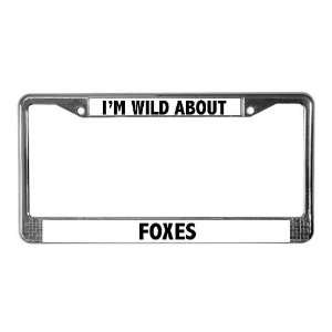  Fox Cool License Plate Frame by  Automotive
