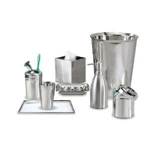  Nu Steel Gloss Collection Bathroom Accessories Set ,8 