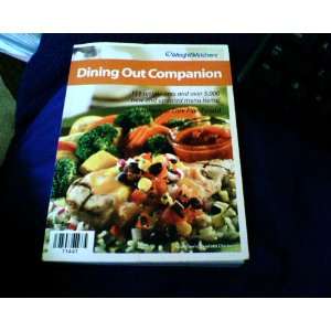 Dining Out Companion 2005 Weight Watchers Books