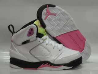 Jordan 60 Plus White Black Pink Sneakers PS Child 2  